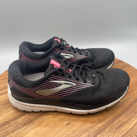 Brooks Addiction 14 Shoes Womens Size 9 Black Running Comfort Walking Sneakers - Picture 1 of 8